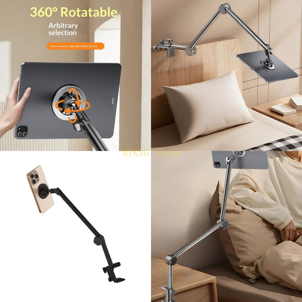 Best Tablet Accessories - Desk Bedside Phone Mount Allowing 360