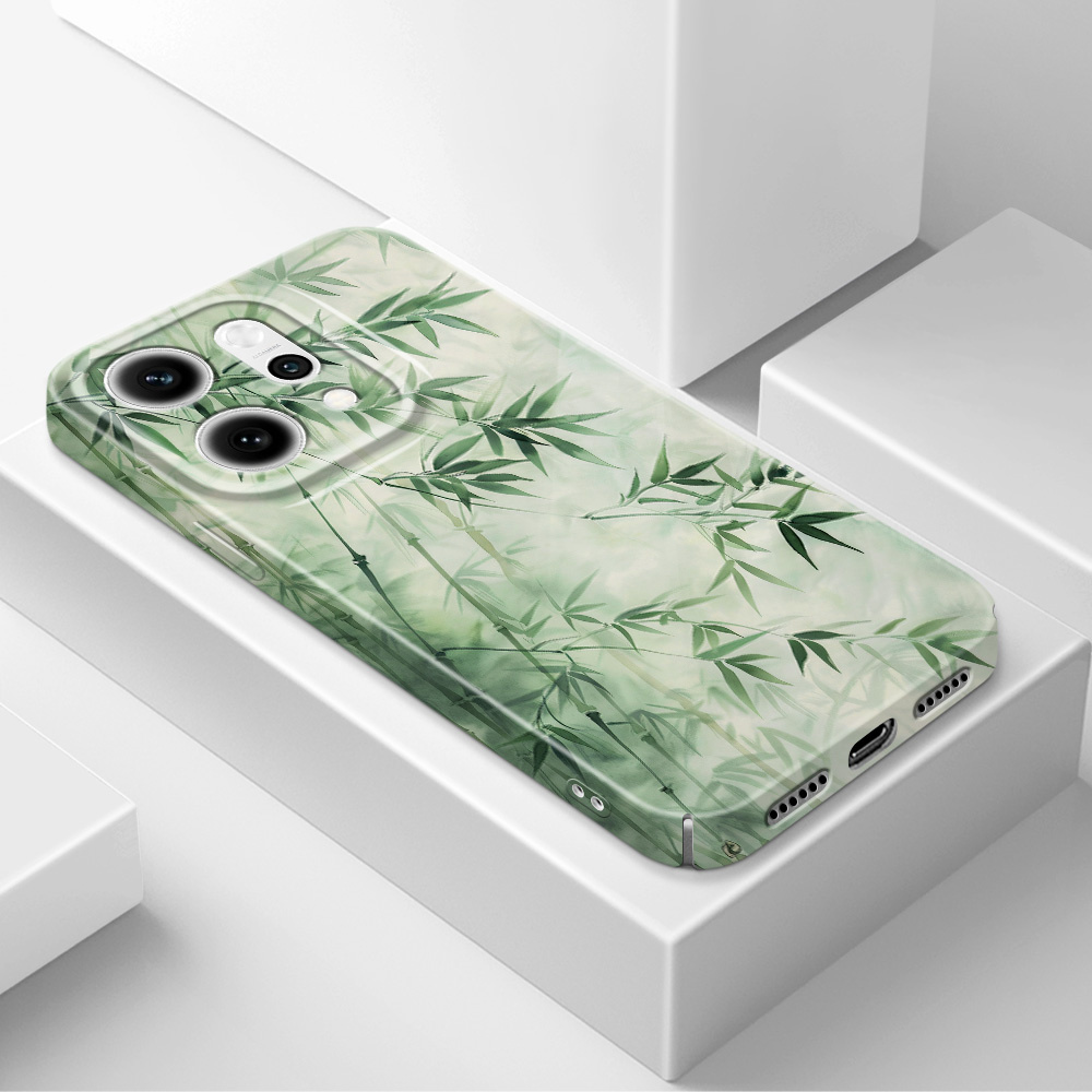 Oppo Reno 12 - Green Bamboo Forest Phone Case For