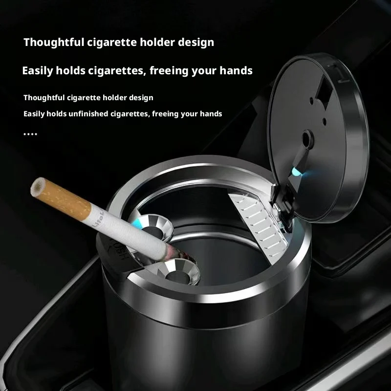 Tablet Accessories For Car - Portable Luminous LED Car Ashtray Universal