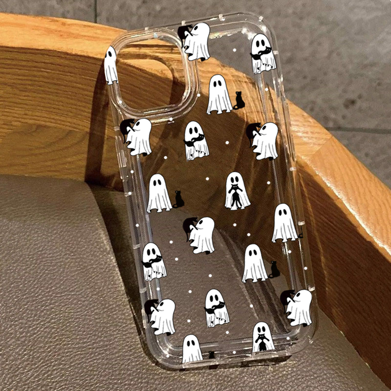 Apple Iphone 16 - Western Halloween Cowboy Ghost & Flowers