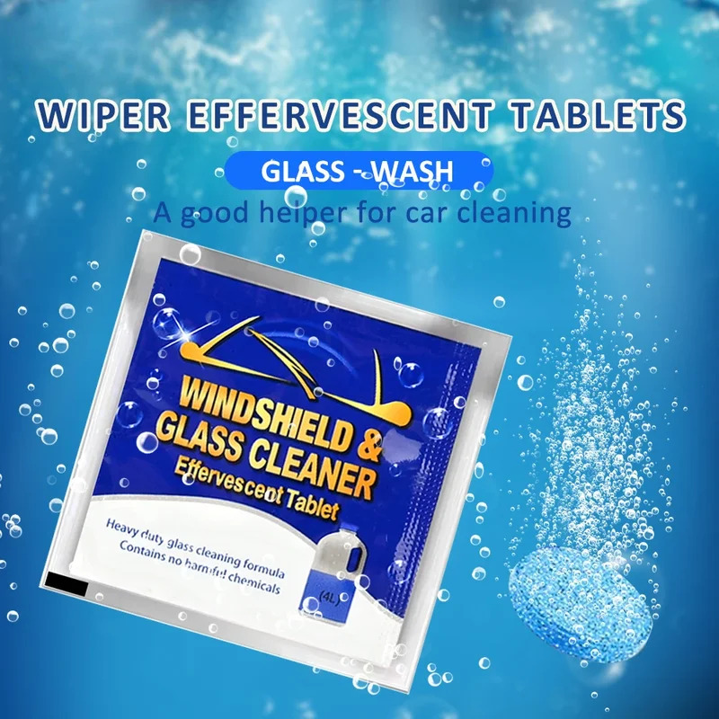Tablet Accessories For Car - 10/20/30/40/50/100pcs Car Windshield Glass Solid Cleaner