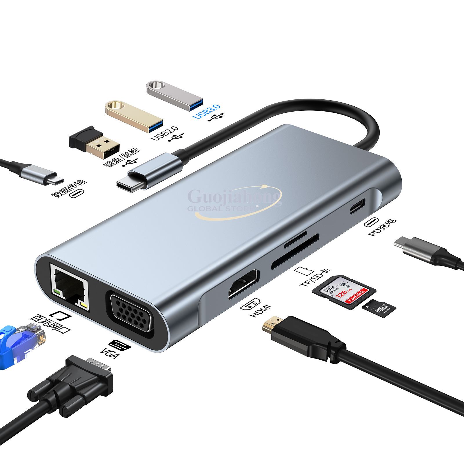 Typec expansion notebook USB H - Usb Hub Type C ulasan dan harga