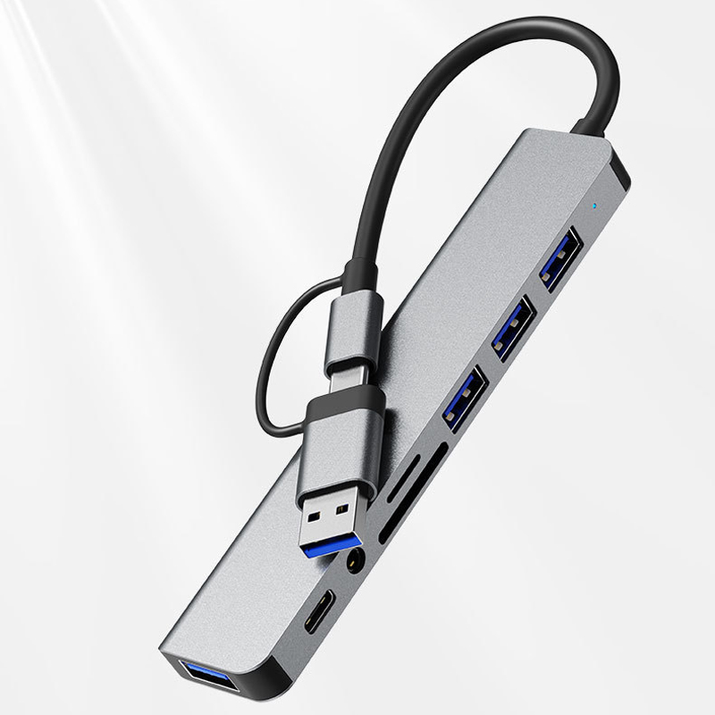 8-IN-1 USB TYPE-C 3.0 HUB 3.5M - Usb Hub Type C ulasan dan harga