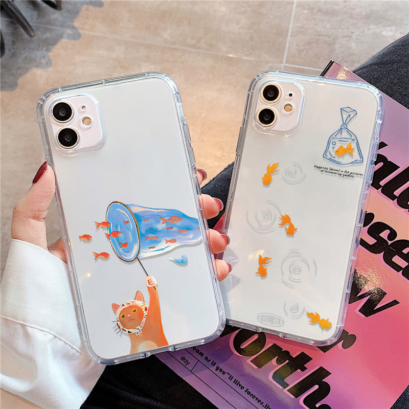 Lovely Fishes Clear Phone Case - Apple Iphone 16 ulasan dan harga