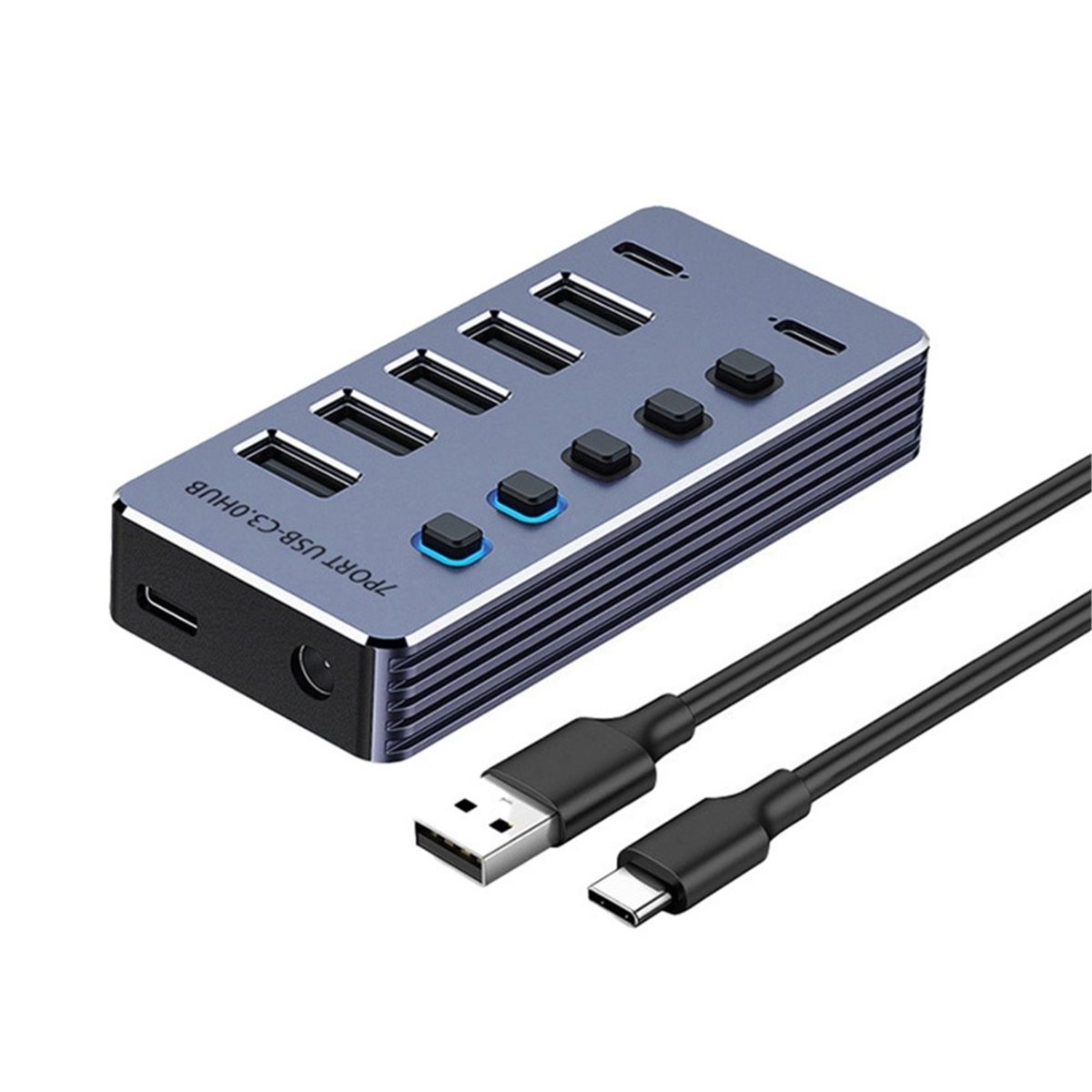 update. 5-Port USB 2-Port Type - Usb Hub Type C ulasan dan harga