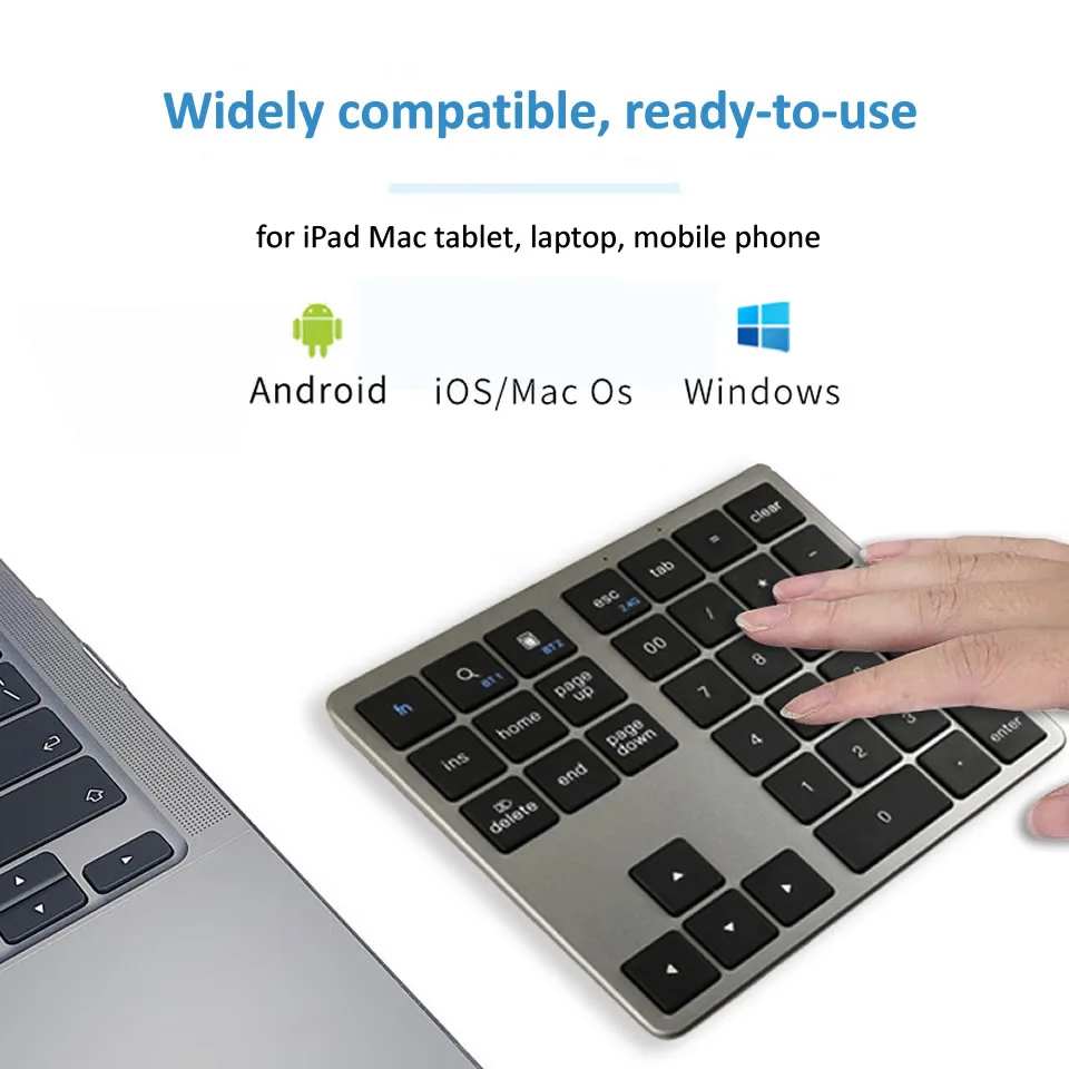 K35 Numeric Keypad 2.4G Blueto - Bluetooth Trackpad ulasan dan harga