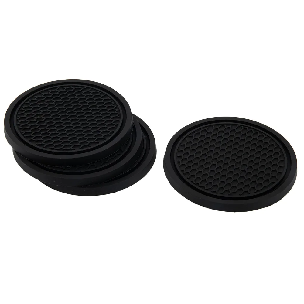 4pcs Car Coaster Non-Slip Sili - Tablet Accessories For Car ulasan dan harga