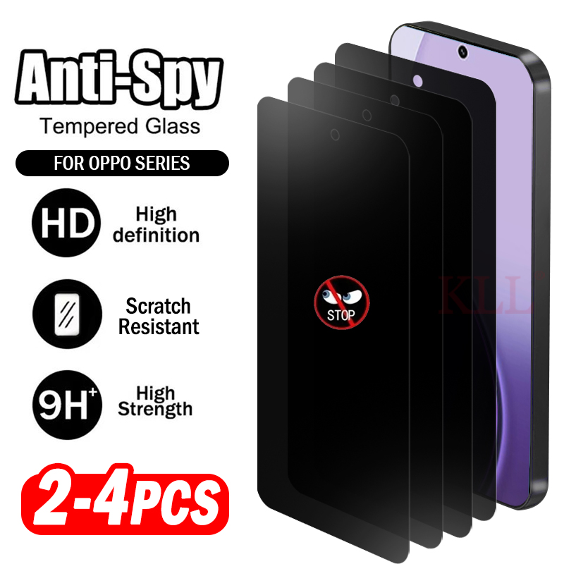 2-4pcs Privacy Protective Temp - Oppo Reno 12 ulasan dan harga
