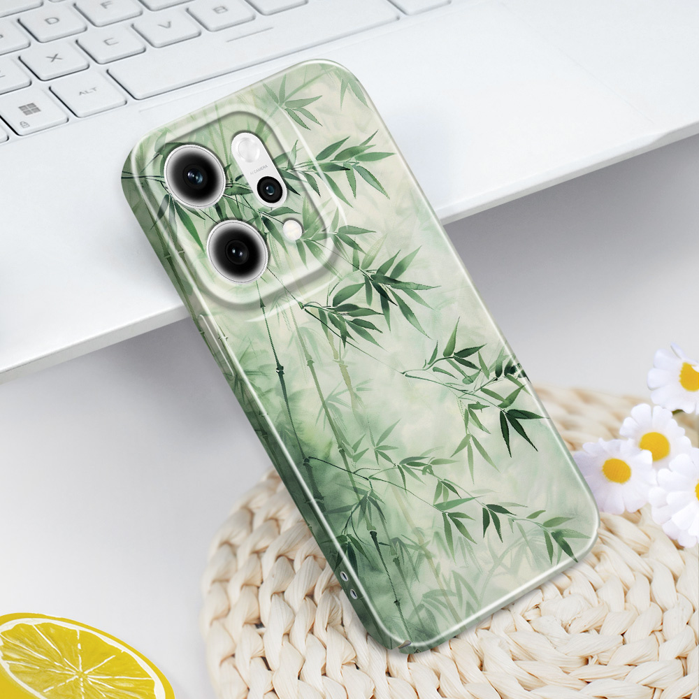 Green Bamboo Forest Phone Case - Oppo Reno 12 ulasan dan harga