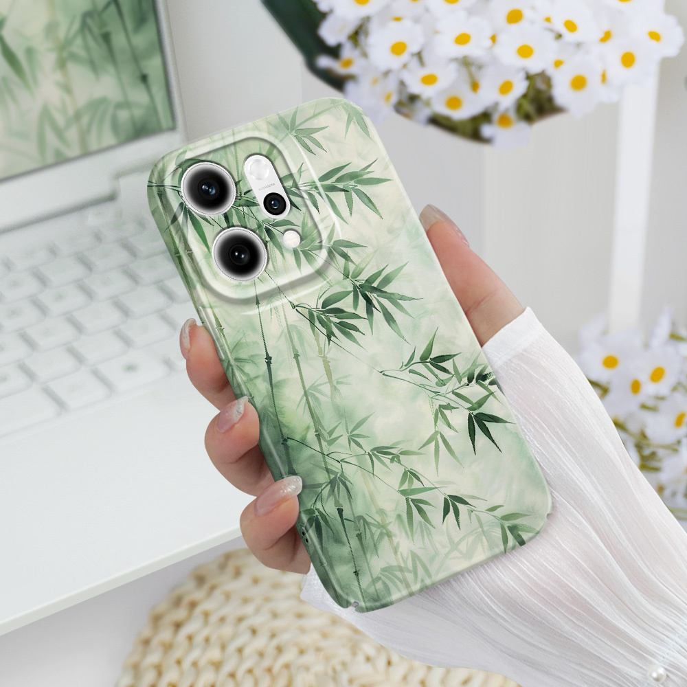 Green Bamboo Forest Phone Case - Oppo Reno 12 ulasan dan harga