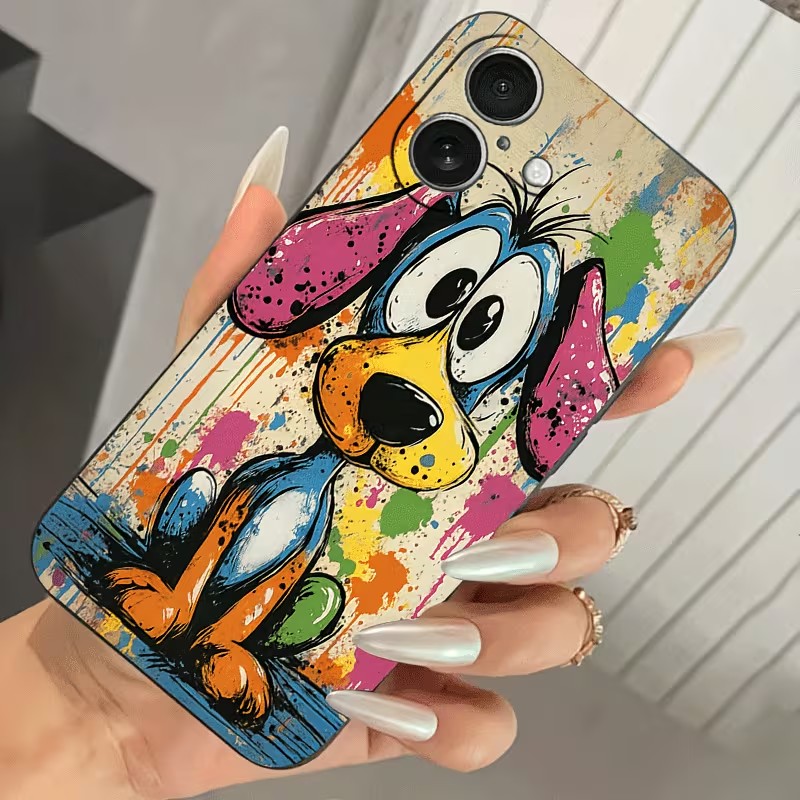 Graffiti Colored Puppy TPU Pho - Apple Iphone 16 ulasan dan harga