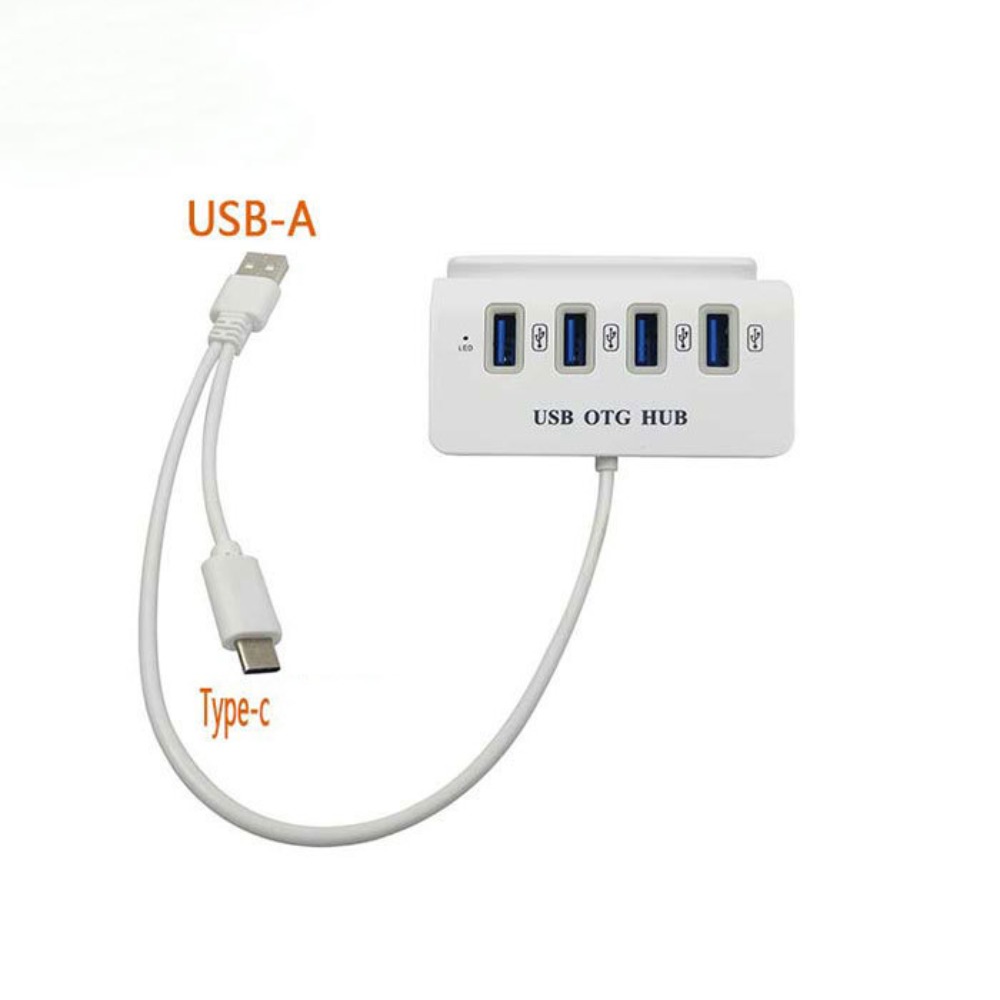 OTG Hub USB OTG HUB USB2.0 4 i - Usb Hub Type C ulasan dan harga