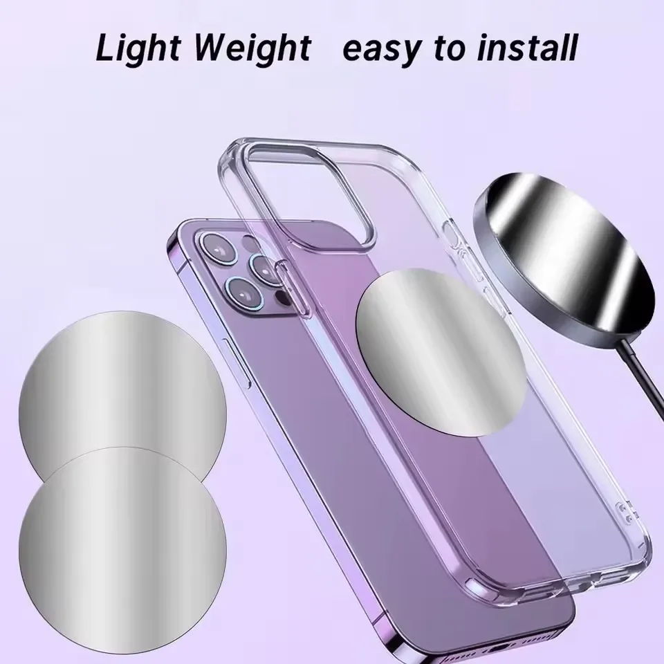 1-5PCS 8CM Magnetic Metal Plat - Tablet Accessories For Car ulasan dan harga