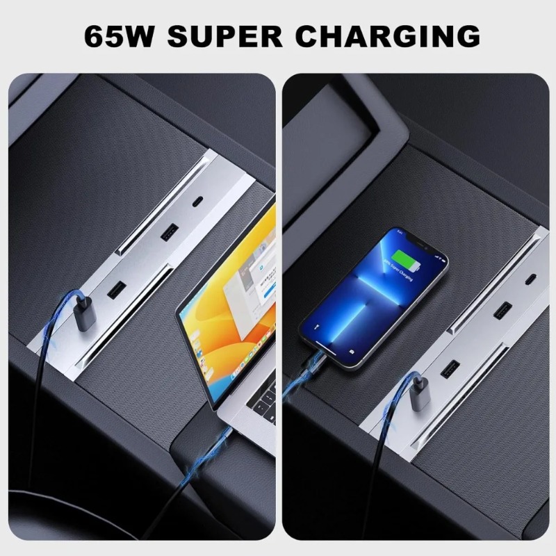 Center Console Car Adapter Mul - Usb Hub Type C ulasan dan harga