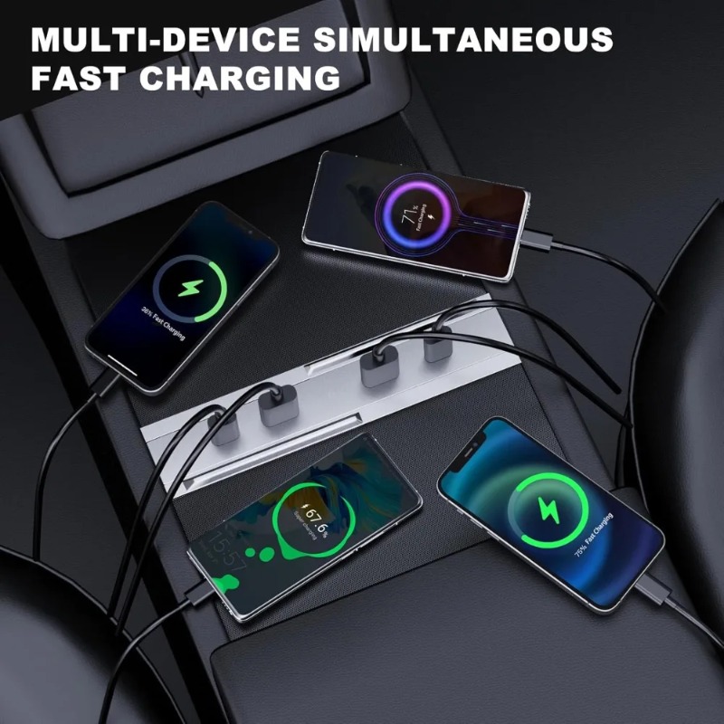 Center Console Car Adapter Mul - Usb Hub Type C ulasan dan harga