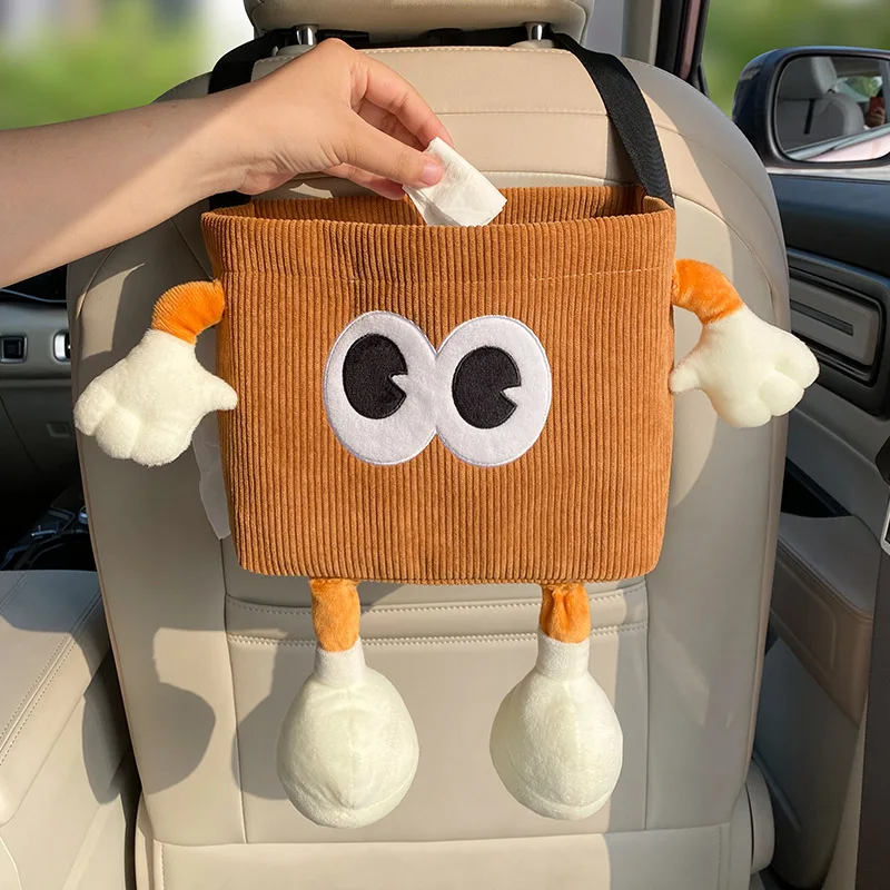Car Trash Can Bin Cartoon Eye  - Tablet Accessories For Car ulasan dan harga