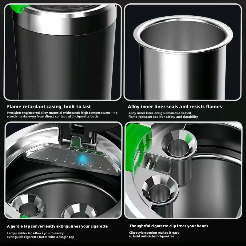 Portable Luminous LED Car Asht - Tablet Accessories For Car ulasan dan harga