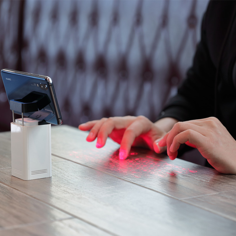 Laser Projection Virtual Keybo - Bluetooth Trackpad ulasan dan harga
