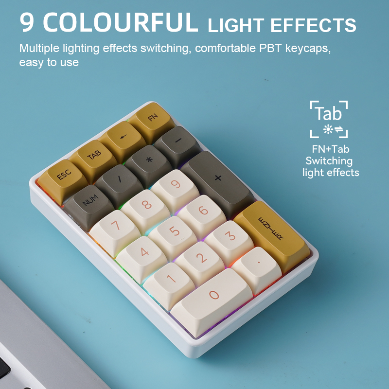 FREEWOLF K21 Wireless Mechanic - Bluetooth Trackpad ulasan dan harga