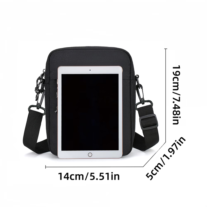 Daily Wear Simple Square Cross - Tablet Accessories Bag ulasan dan harga