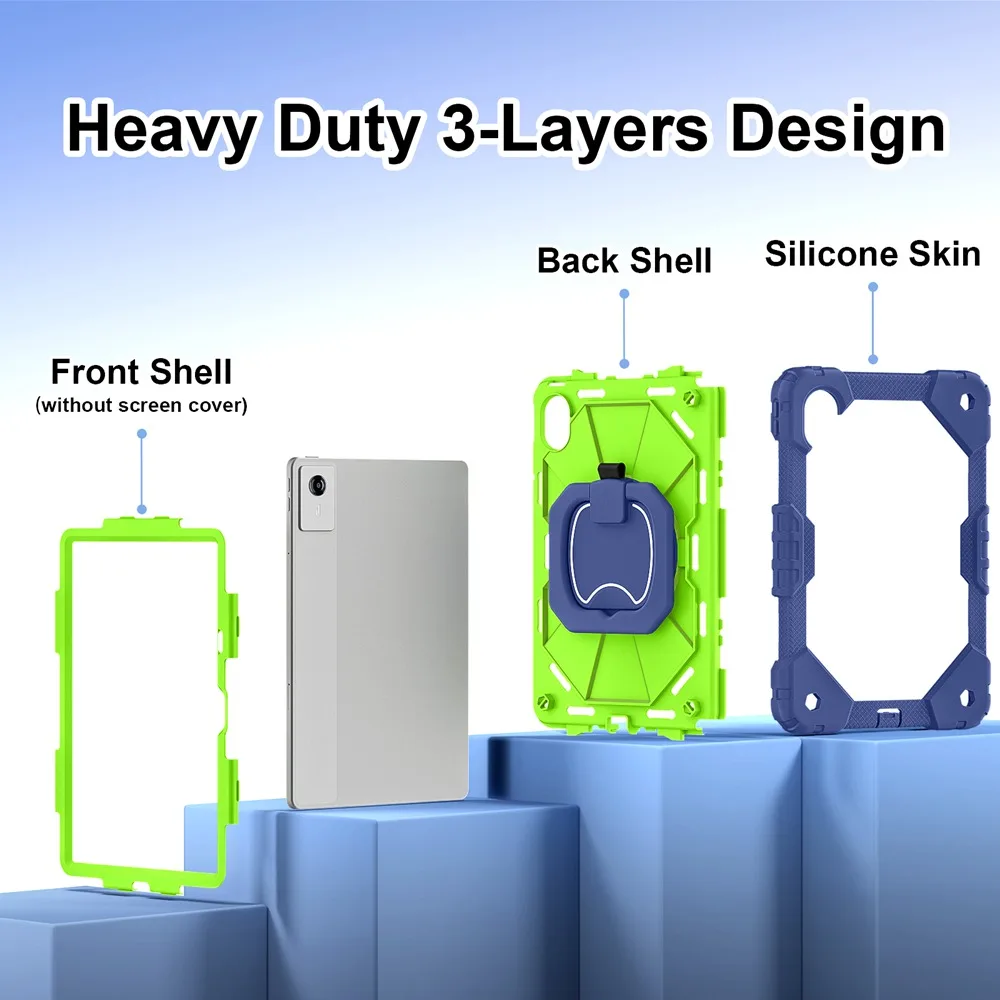 360° Rotating Rugged Case For  - Lenovo Tablet M11 Accessories ulasan dan harga
