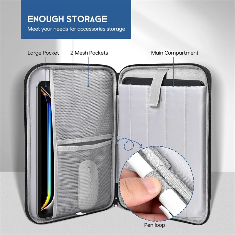 Waterproof Shockproof Handle B - Tablet Accessories Bag ulasan dan harga