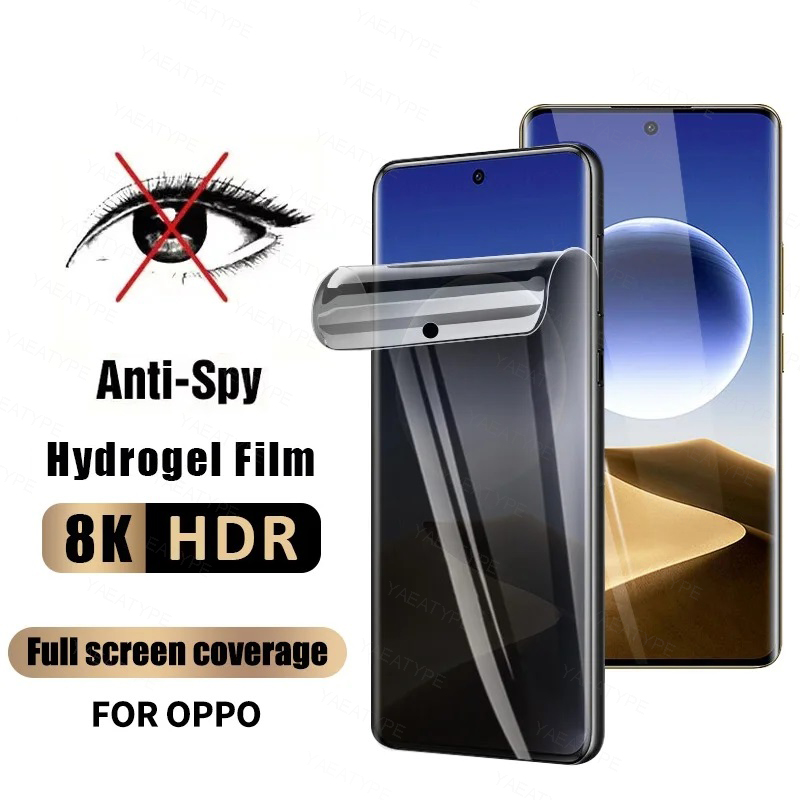3Pcs Privacy Hydrogel Film For - Oppo Reno 12 ulasan dan harga